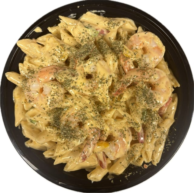 Shrimp Rasta Pasta.
