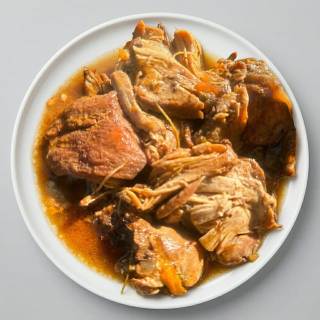 Brown Stew Chicken.