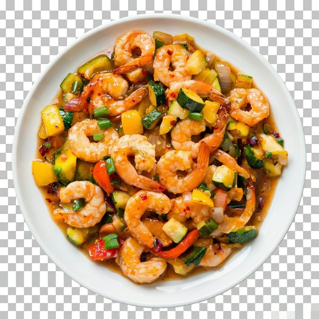 Sweet Chili Shrimp.
