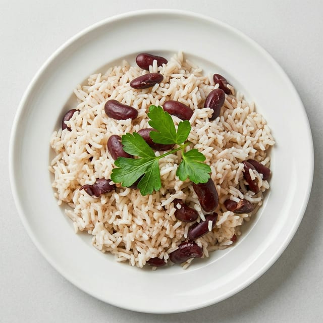 Rice & Peas.