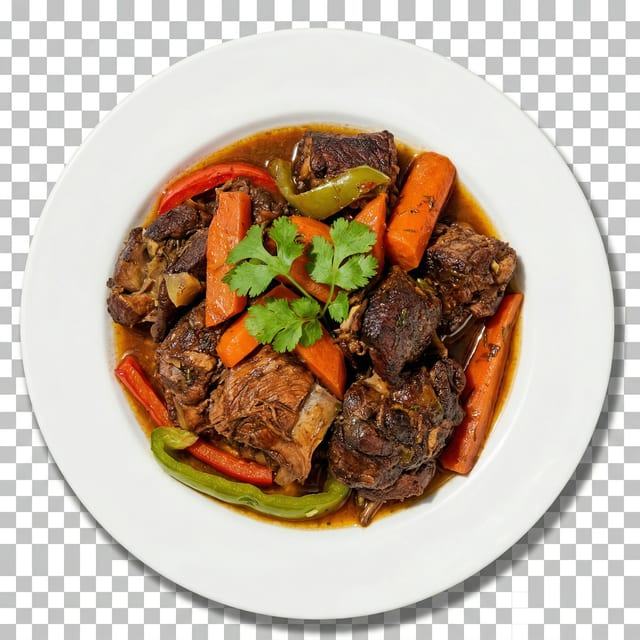 Brown Stew Chicken.