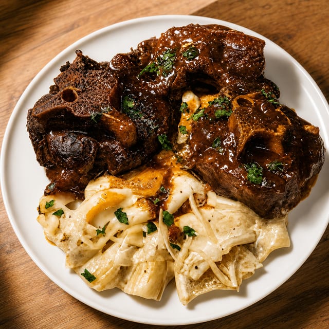 Oxtail Rasta Pasta.
