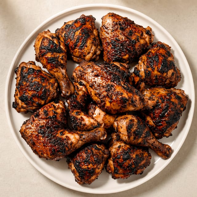 BBQ Jerk Chicken.