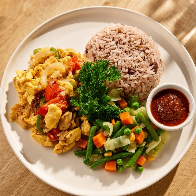 Ackee & Salt Fish.