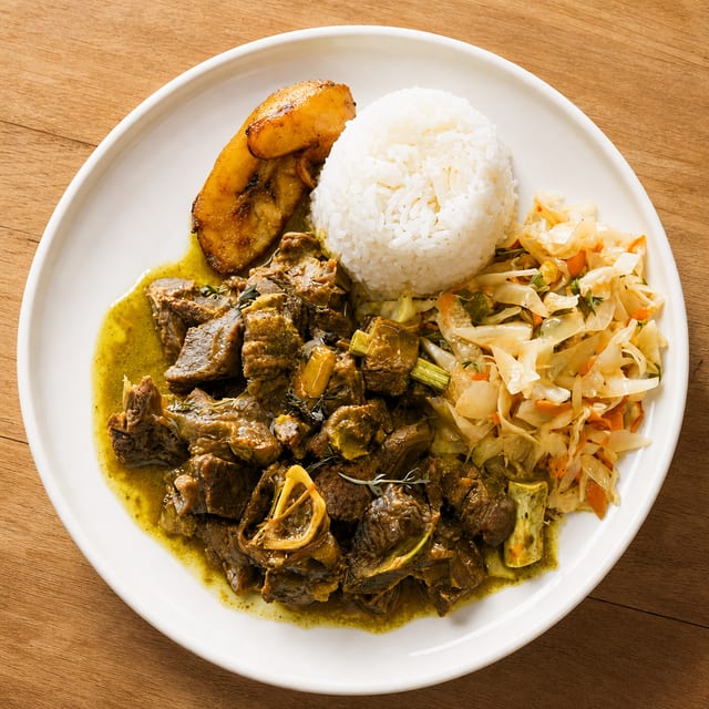 Curry Goat.