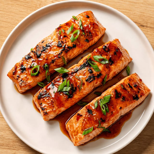 Sweet Chili Salmon.