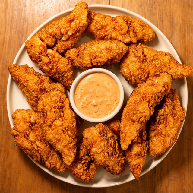Kids Chicken Fingers.