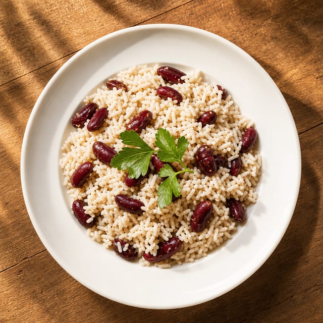 Rice & Peas.