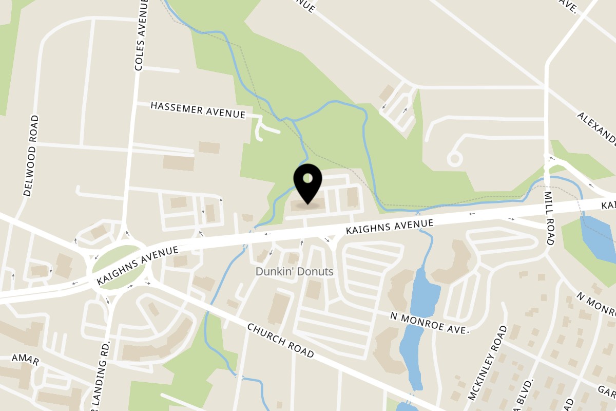 Map showing the location of Trappixx Jamaican Restaurant on 2442 NJ-38 in Cherry Hill Township